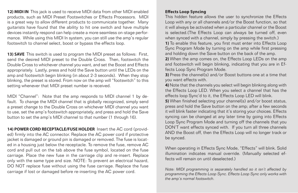 Kustom Double Cross none User Manual | Page 22 / 26