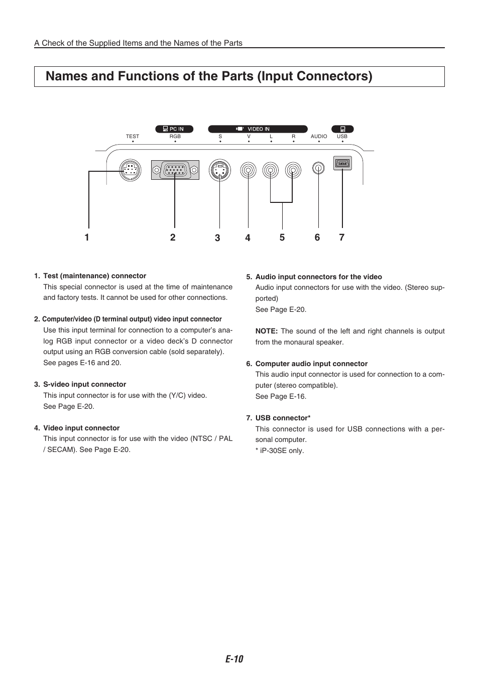 E-10 | Kensington iP-30 User Manual | Page 10 / 49