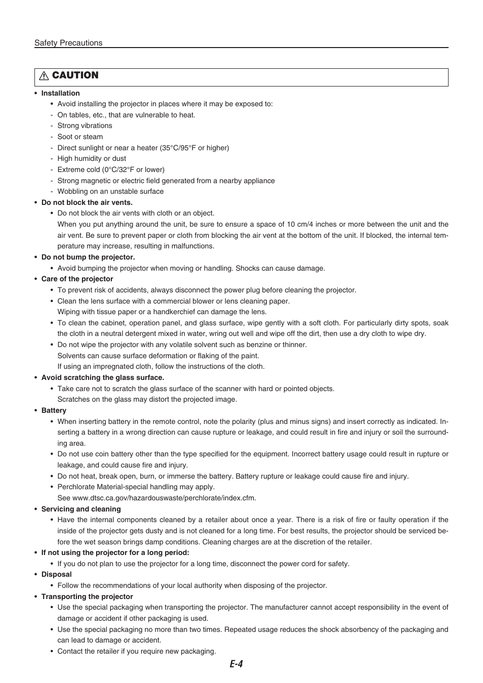 Caution | Kensington iP-30 User Manual | Page 4 / 49