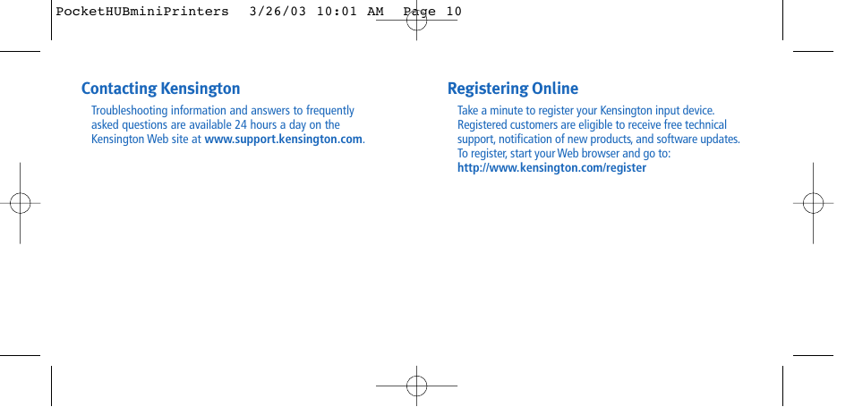 Kensington Portable 4-Port User Manual | Page 3 / 6