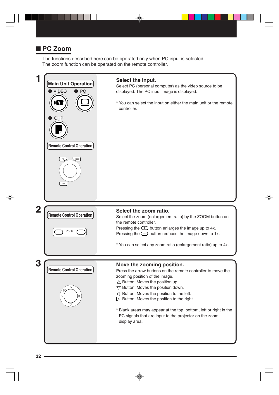 Pc zoom | Kensington MP-15E User Manual | Page 32 / 52