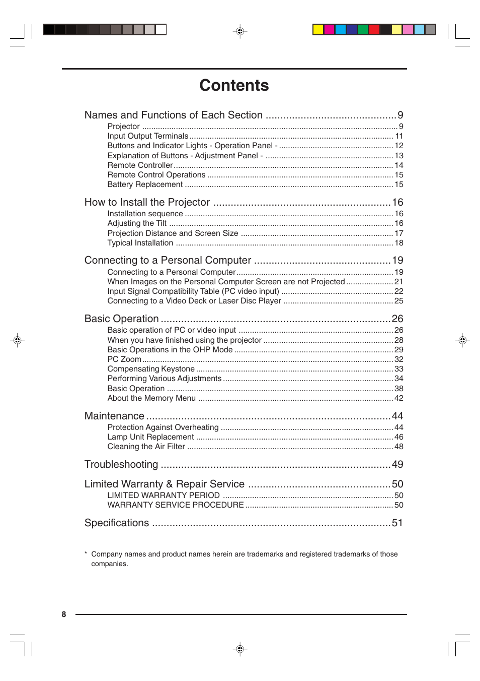 Kensington MP-15E User Manual | Page 8 / 52