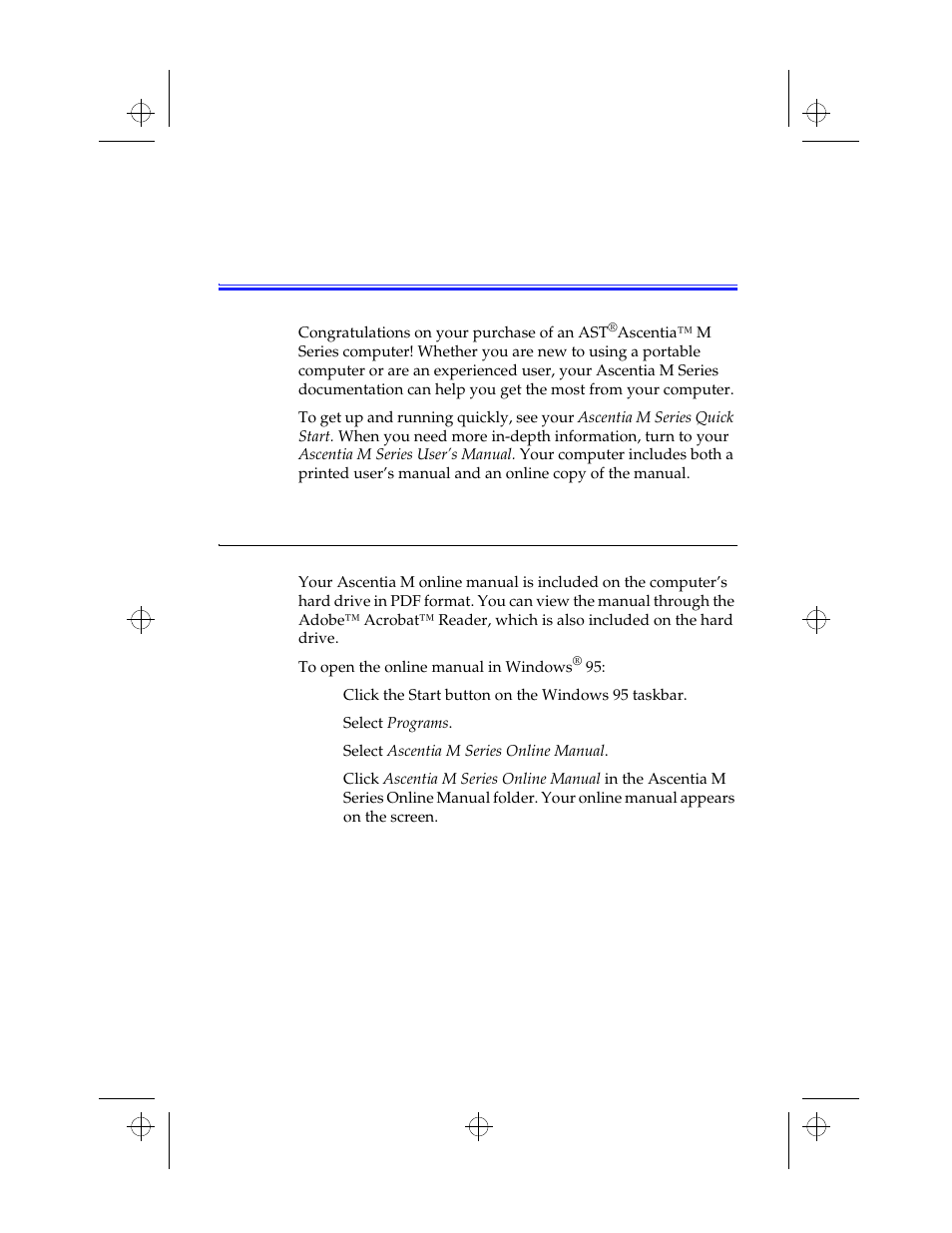 Using your documentation, Opening the online manual | Kensington M Series User Manual | Page 10 / 124
