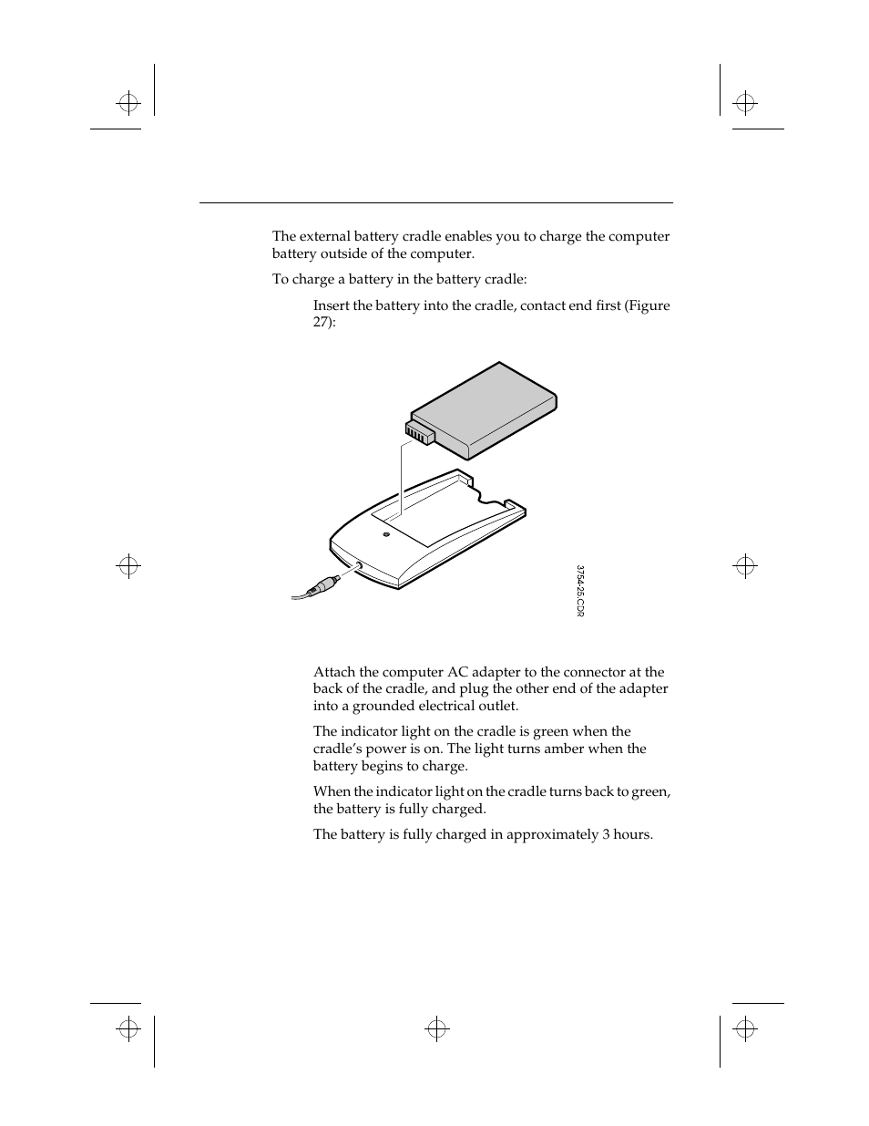 Battery cradle | Kensington M Series User Manual | Page 101 / 124