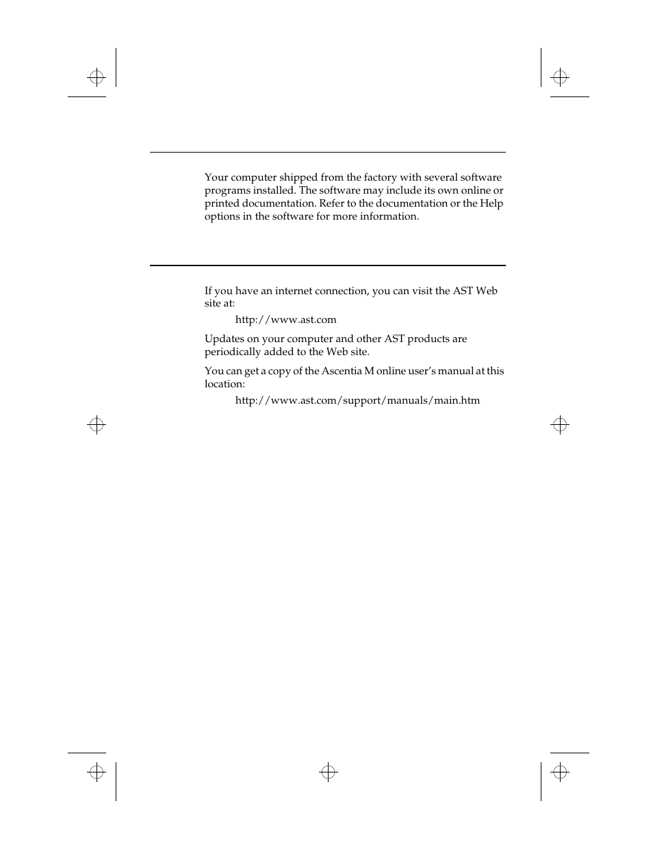 Using the software user documentation, Visiting the ast web site | Kensington M Series User Manual | Page 13 / 124