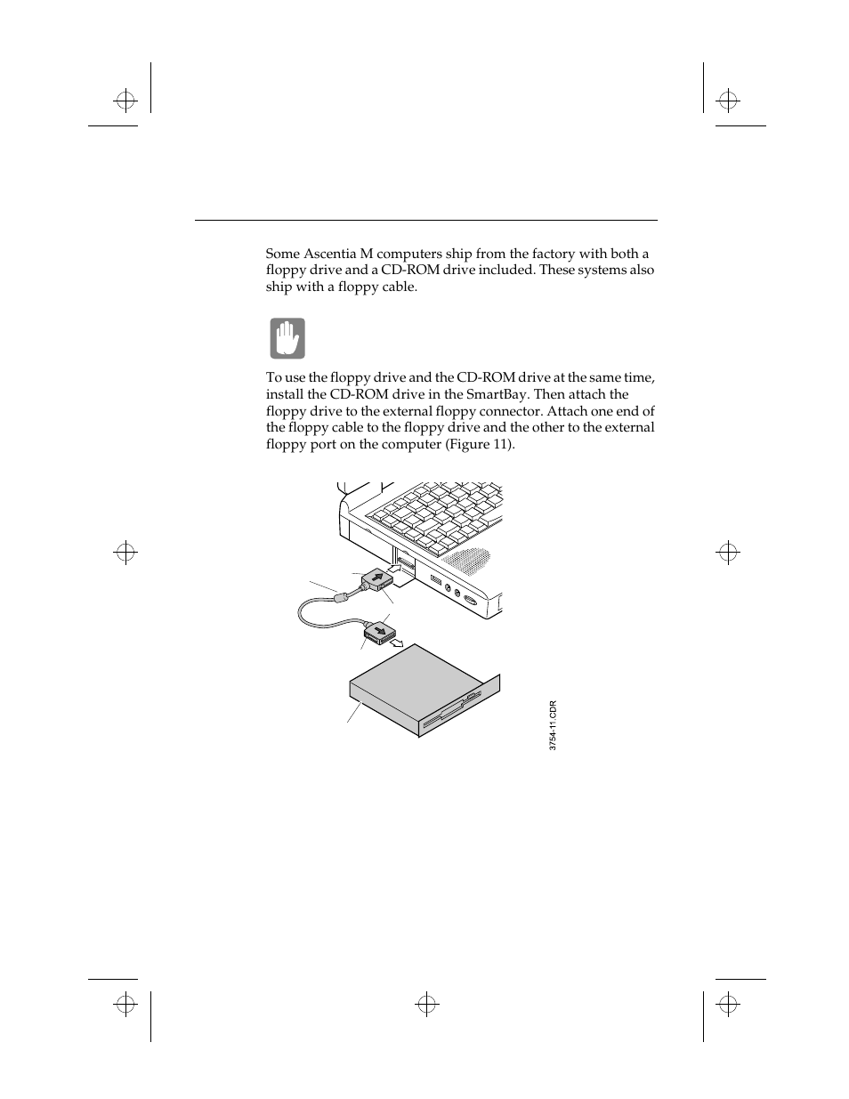 Connecting the floppy drive to the floppy connecto | Kensington M Series User Manual | Page 34 / 124