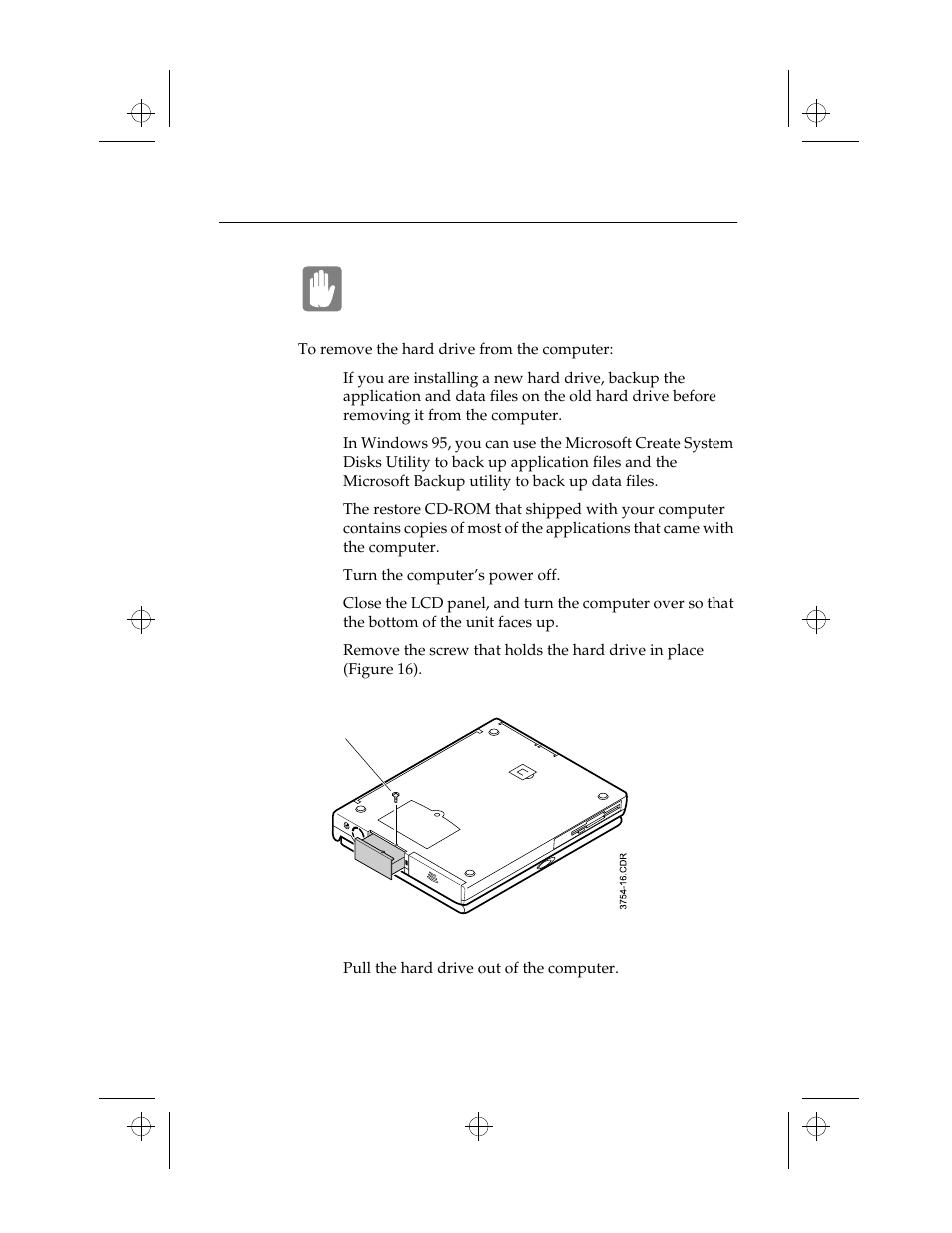 Removing the hard drive | Kensington M Series User Manual | Page 44 / 124