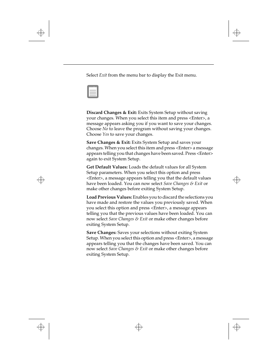Exit menu | Kensington M Series User Manual | Page 65 / 124