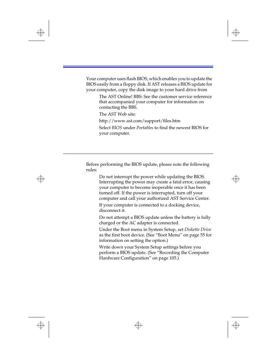 Updating the system bios, Performing the bios update | Kensington M Series User Manual | Page 85 / 124