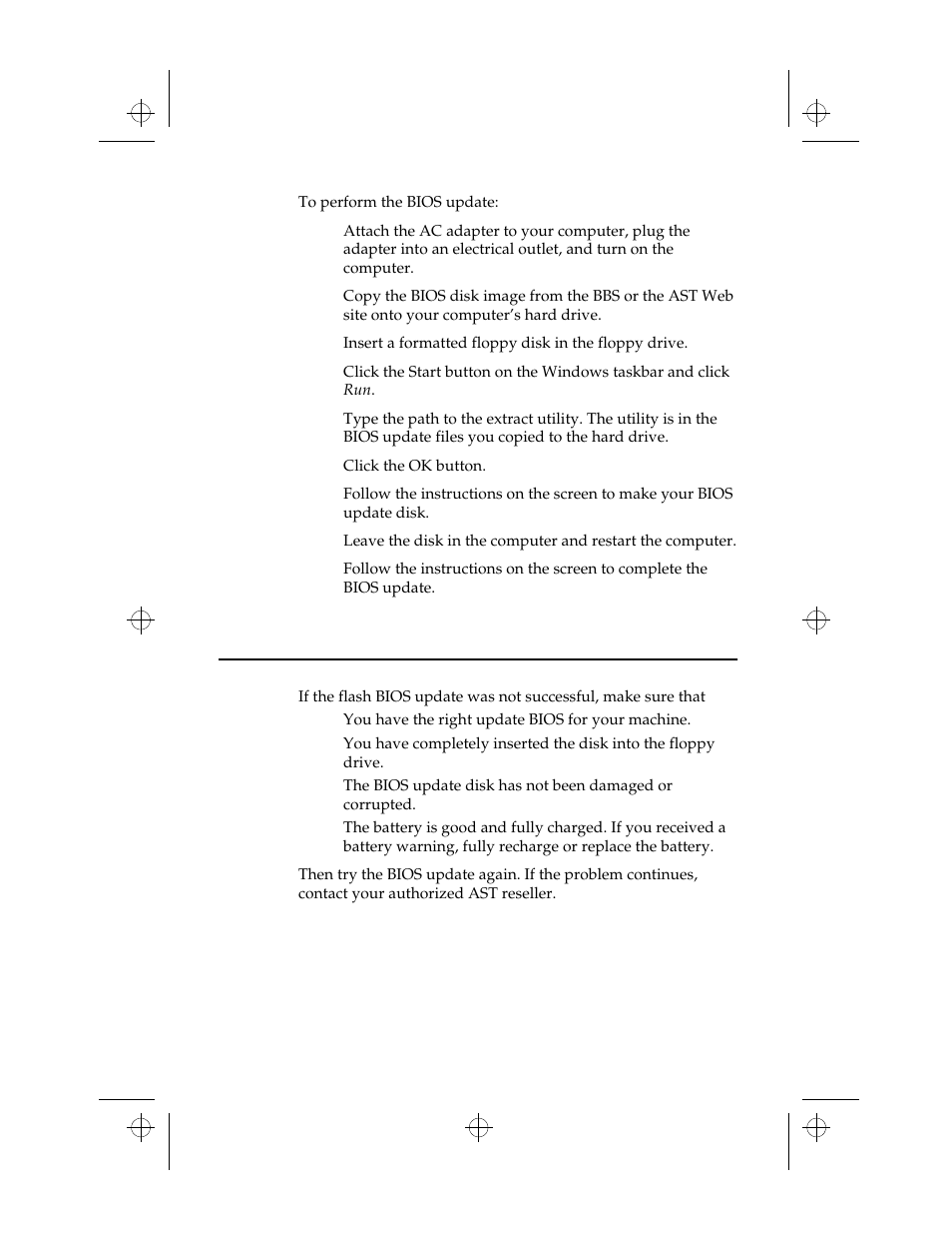 Troubleshooting the bios update | Kensington M Series User Manual | Page 86 / 124