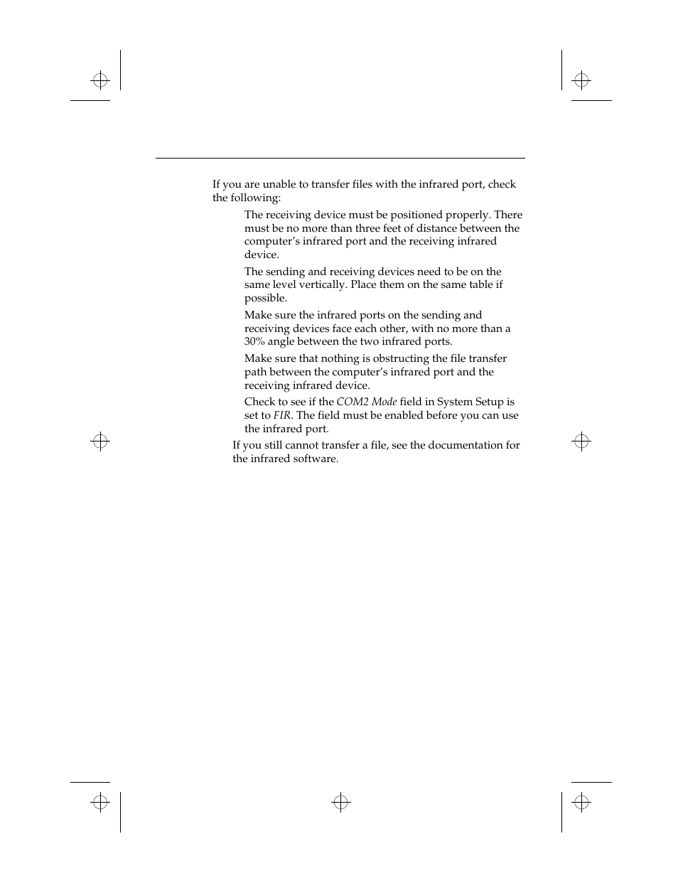 Infrared problems | Kensington M Series User Manual | Page 92 / 124