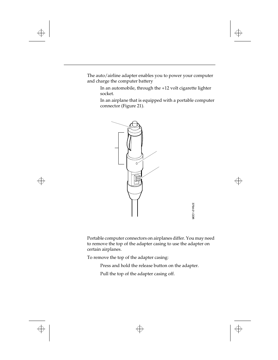 Auto/airline adapter | Kensington M Series User Manual | Page 94 / 124