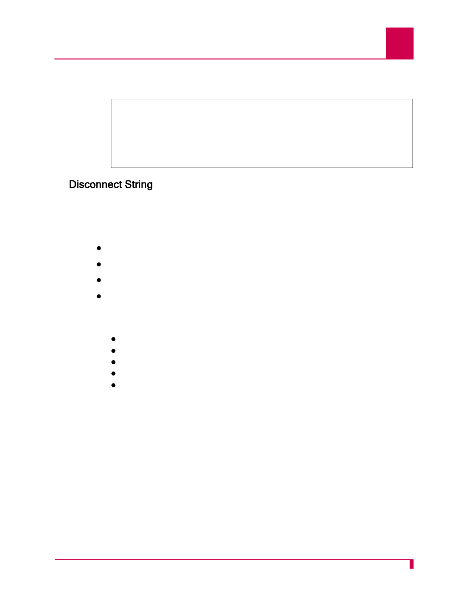 Disconnect string, Disconnect string -21 | Kentrox AI296 User Manual | Page 115 / 404