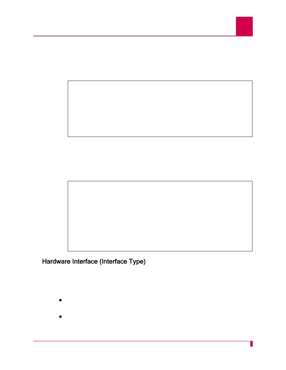 Hardware interface (interface type), Hardware interface (interface type) -25 | Kentrox AI296 User Manual | Page 119 / 404