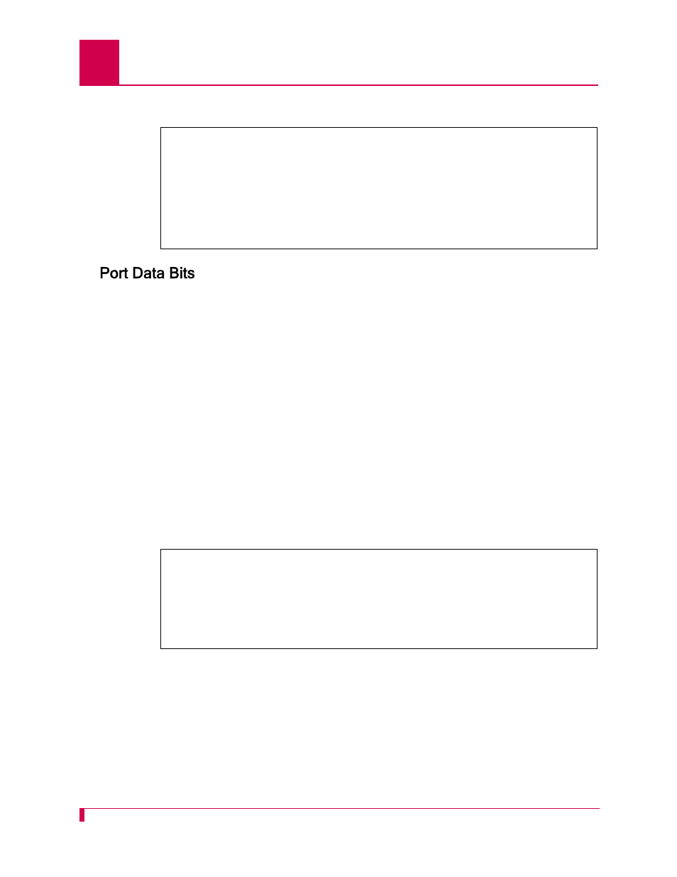 Port data bits, Port data bits -34 | Kentrox AI296 User Manual | Page 128 / 404