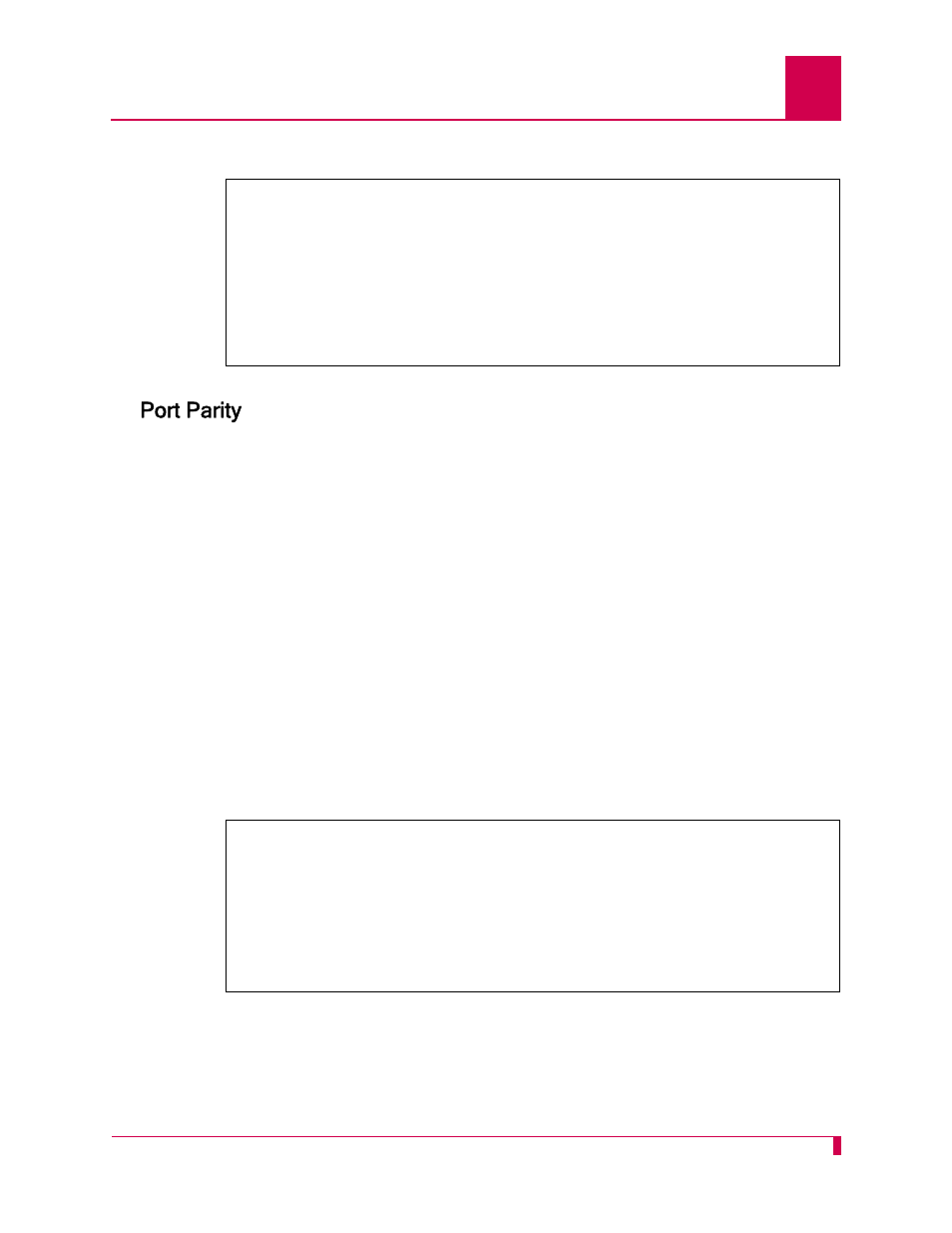 Port parity, Port parity -35 | Kentrox AI296 User Manual | Page 129 / 404