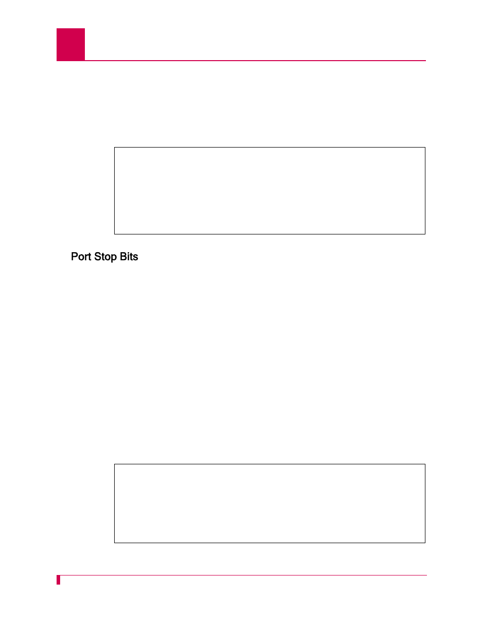 Port stop bits, Port stop bits -38 | Kentrox AI296 User Manual | Page 132 / 404