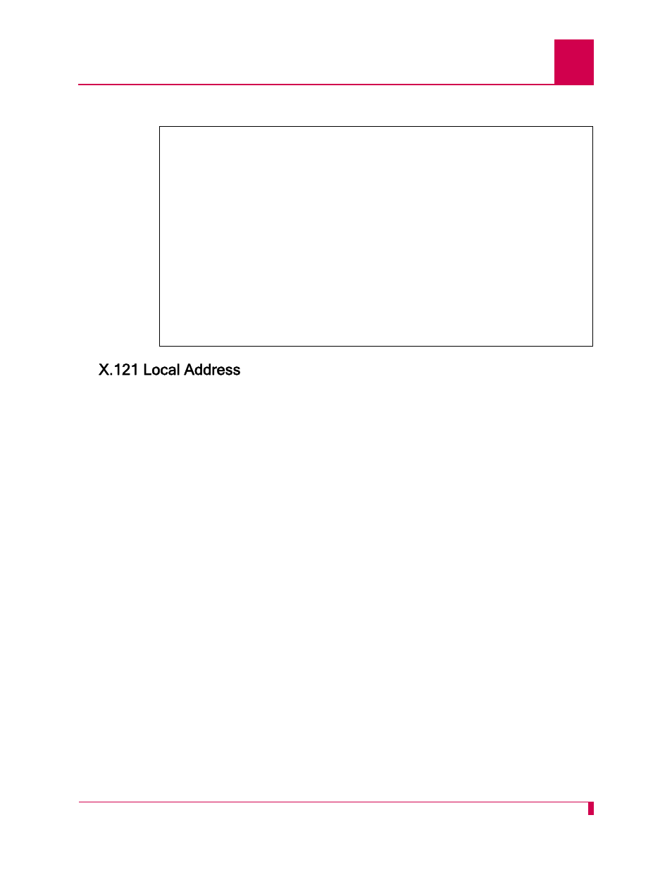 X.121 local address, X.121 local address -69 | Kentrox AI296 User Manual | Page 163 / 404