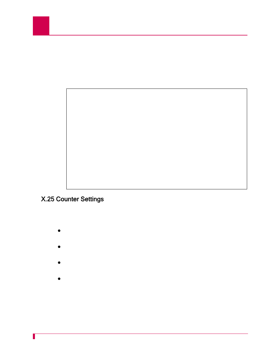 X.25 counter settings, X.25 counter settings -78 | Kentrox AI296 User Manual | Page 172 / 404