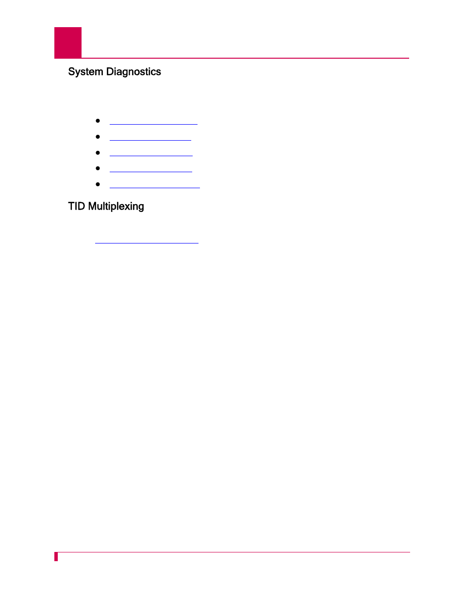 System diagnostics, Tid multiplexing, System diagnostics -4 tid multiplexing -4 | Kentrox AI296 User Manual | Page 20 / 404