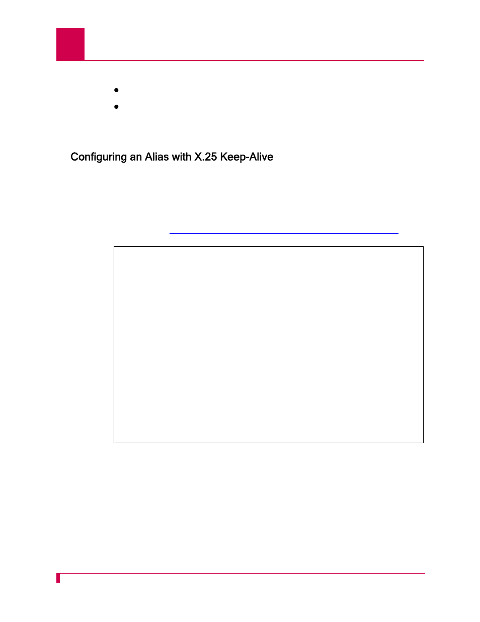 Configuring an alias with x.25 keep-alive, Configuring an alias with x.25 keep-alive -10 | Kentrox AI296 User Manual | Page 214 / 404