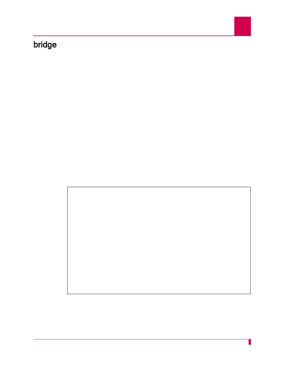 Bridge, Bridge -21 | Kentrox AI296 User Manual | Page 279 / 404
