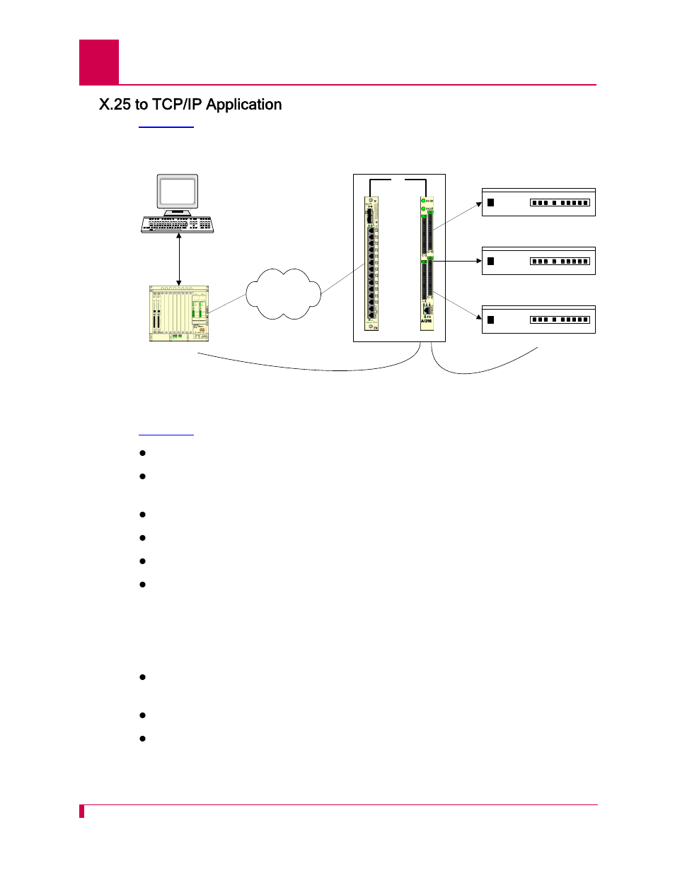 X.25 to tcp/ip application, X.25 to tcp/ip application -16 | Kentrox AI296 User Manual | Page 32 / 404