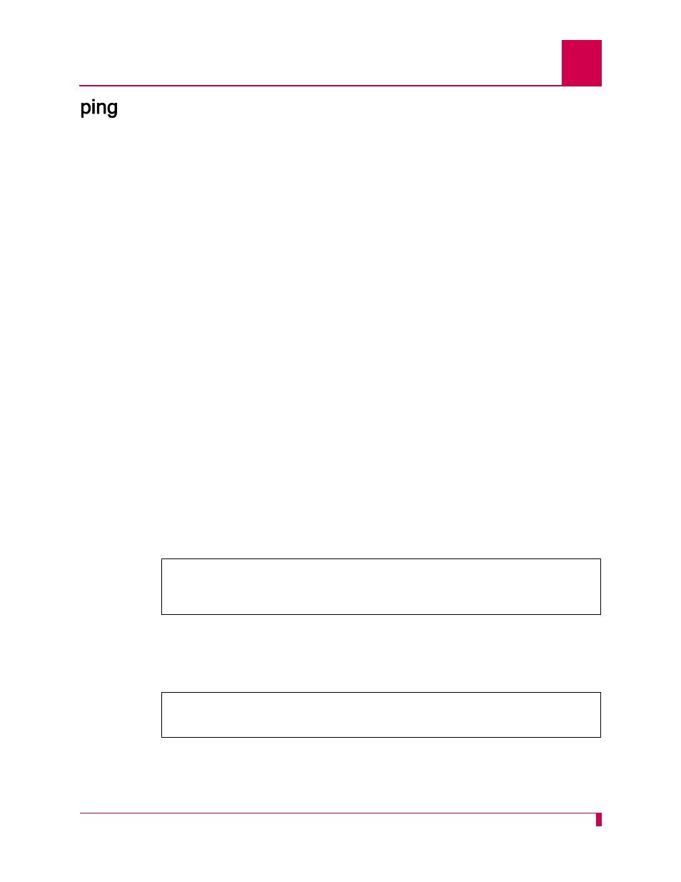 Ping, Ping -73 | Kentrox AI296 User Manual | Page 331 / 404