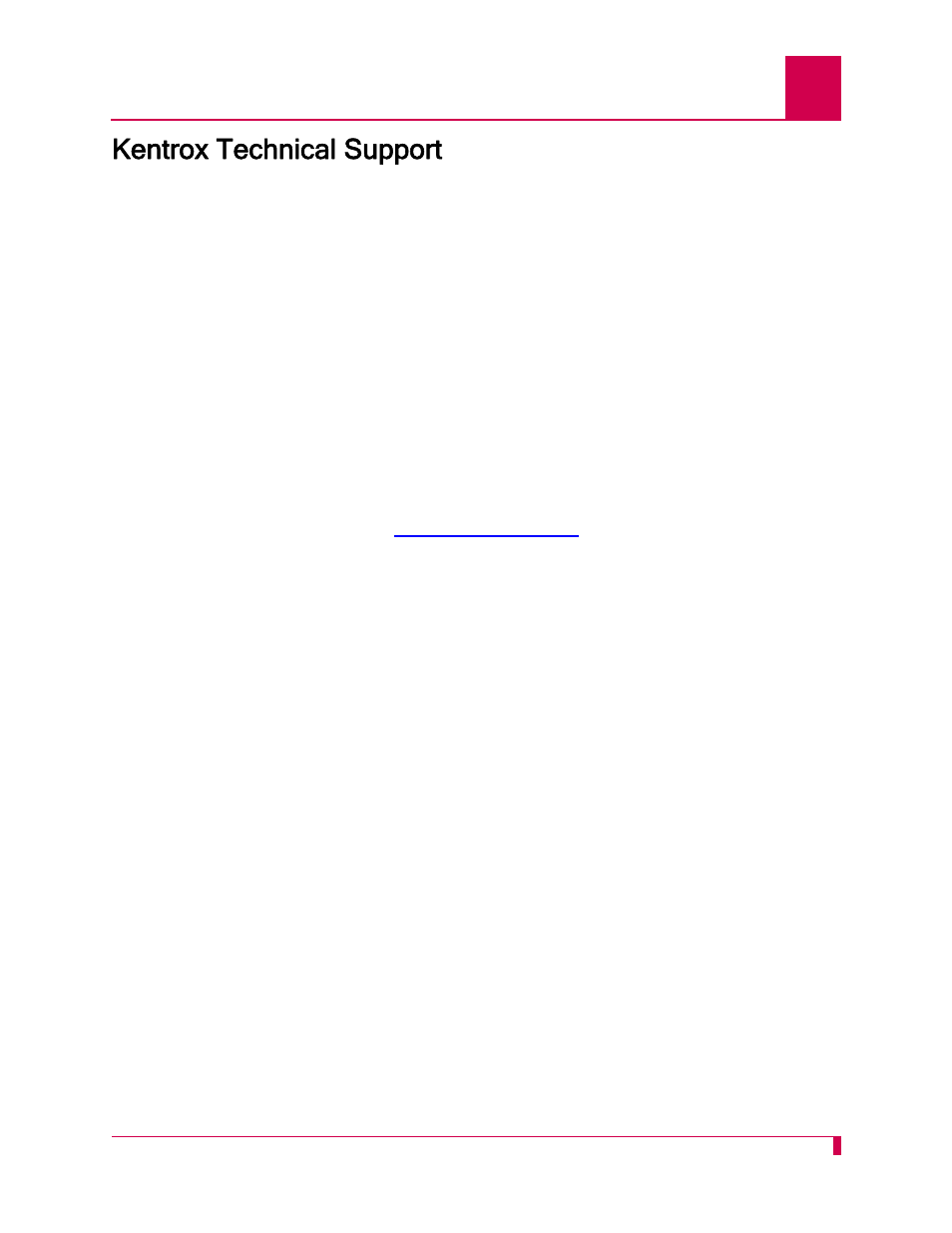 Kentrox technical support | Kentrox AI296 User Manual | Page 393 / 404