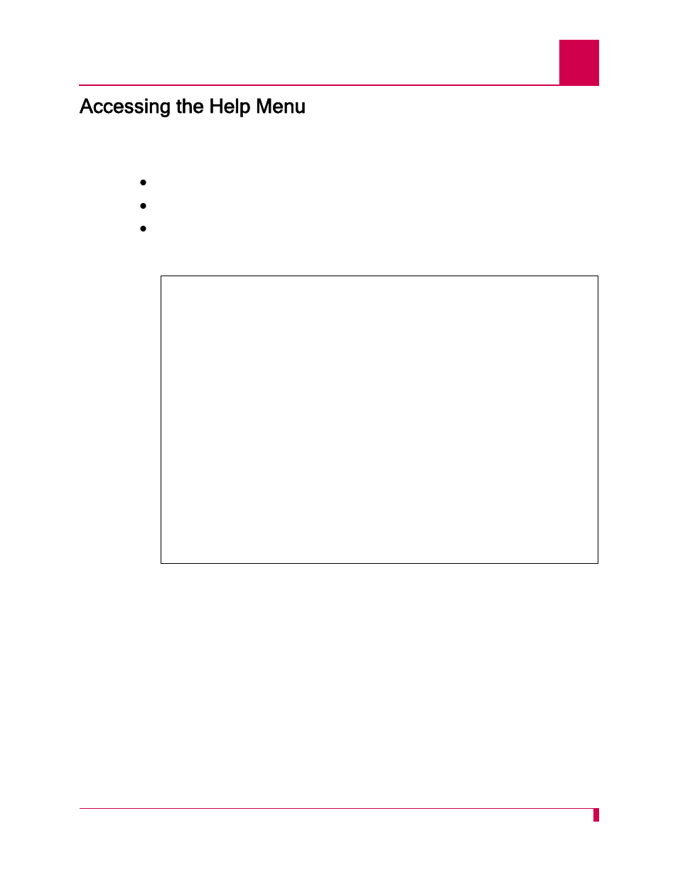 Accessing the help menu, Accessing the help menu -9 | Kentrox AI296 User Manual | Page 49 / 404
