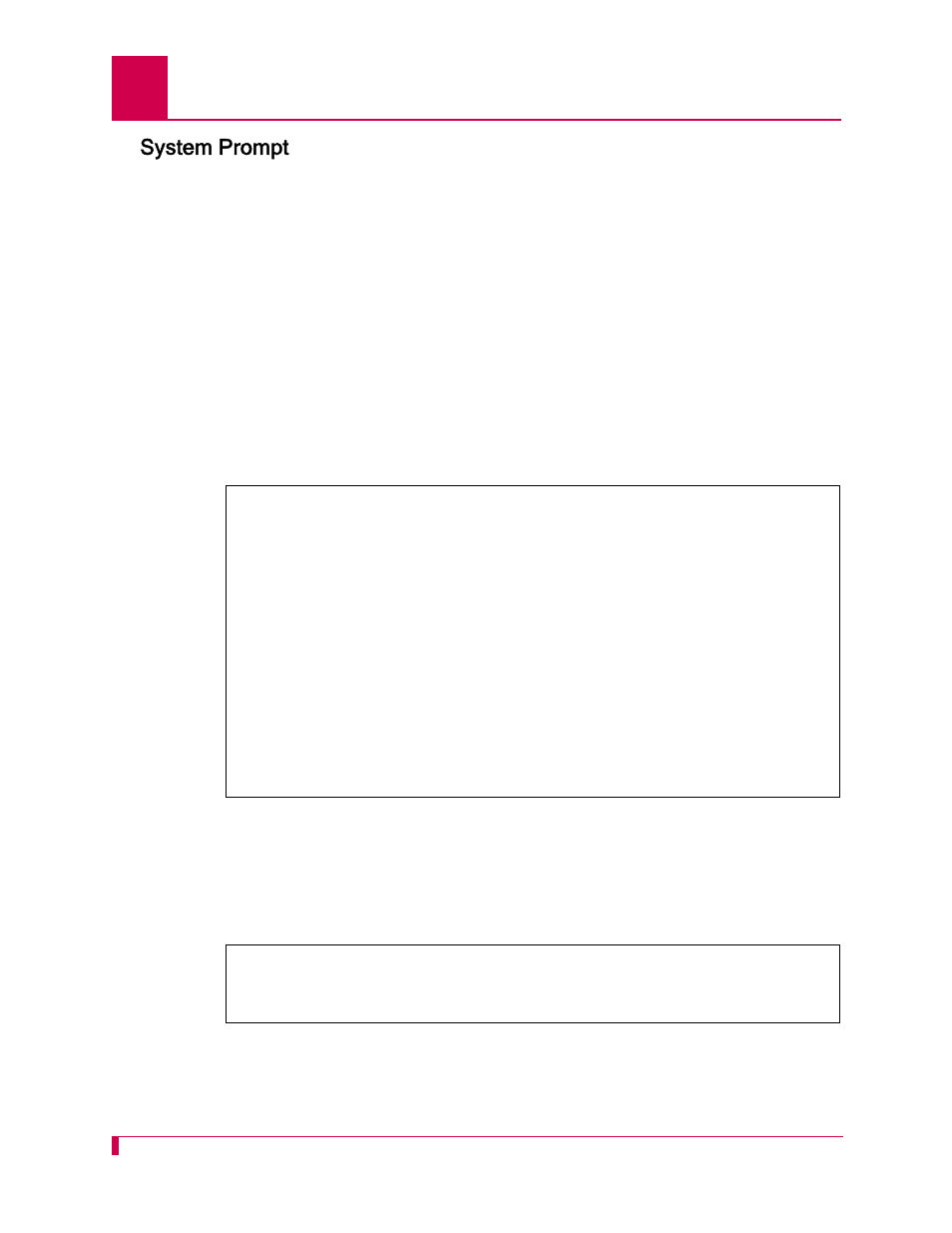 System prompt, System prompt -10 | Kentrox AI296 User Manual | Page 60 / 404