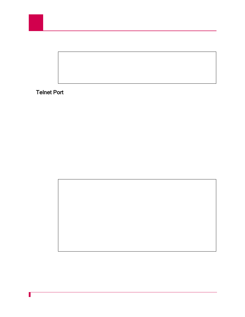 Telnet port, Telnet port -12 | Kentrox AI296 User Manual | Page 62 / 404