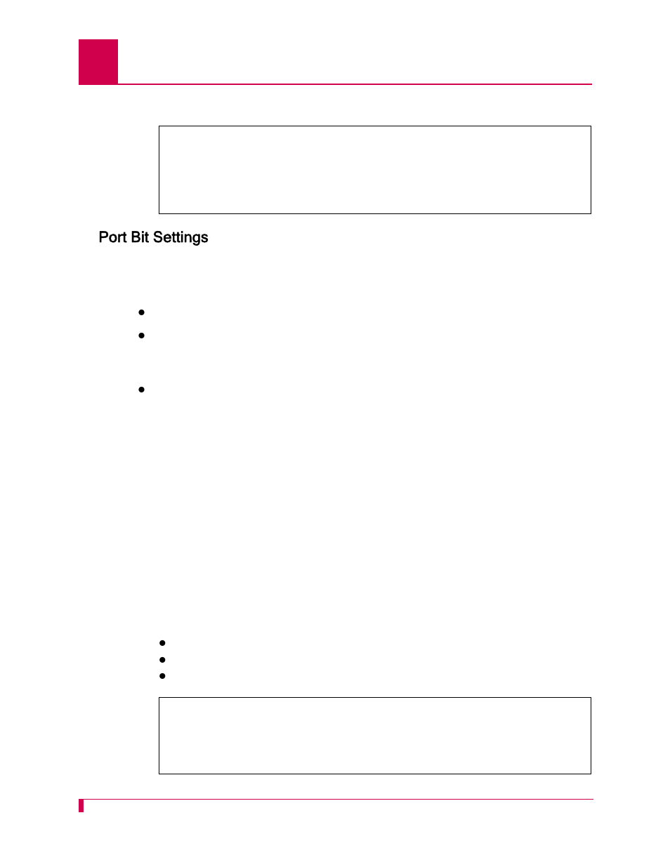 Port bit settings, Port bit settings -30 | Kentrox AI296 User Manual | Page 80 / 404