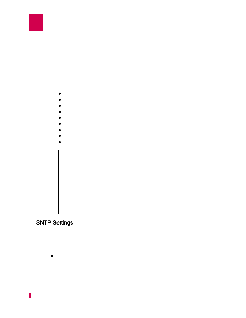 Sntp settings, Sntp settings -34, Description | Kentrox AI296 User Manual | Page 84 / 404
