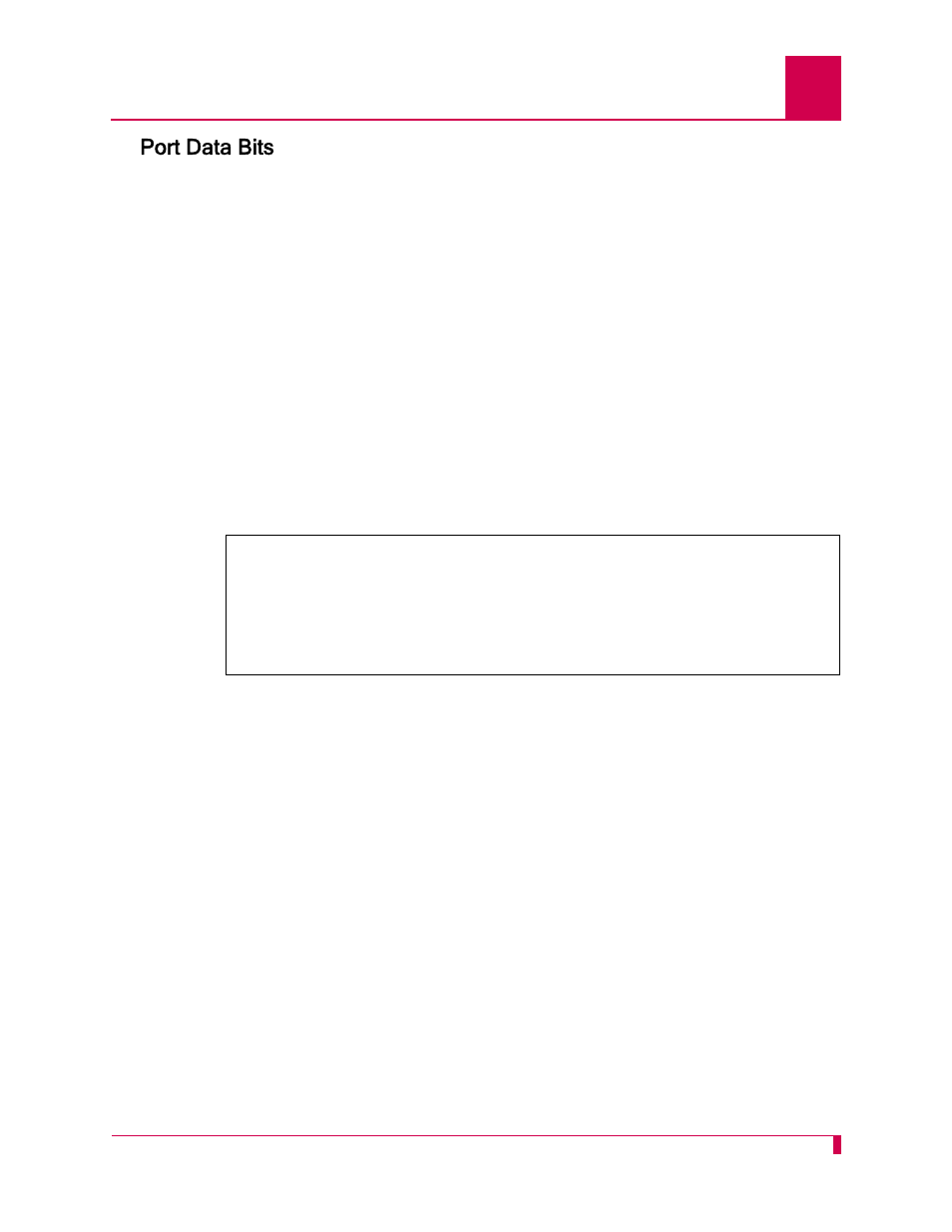 Port data bits, Port data bits -23 | Kentrox AI232 User Manual | Page 103 / 322