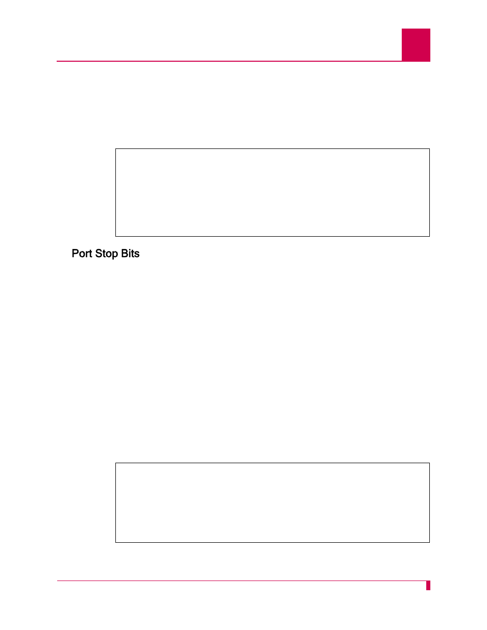 Port stop bits, Port stop bits -27 | Kentrox AI232 User Manual | Page 107 / 322