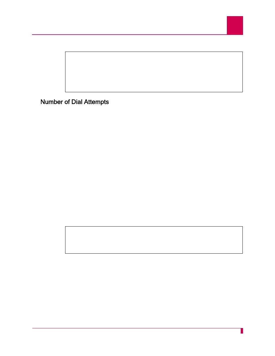 Number of dial attempts, Number of dial attempts -37 | Kentrox AI232 User Manual | Page 117 / 322