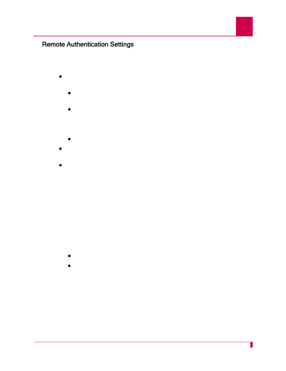 Remote authentication settings, Remote authentication settings -43 | Kentrox AI232 User Manual | Page 123 / 322