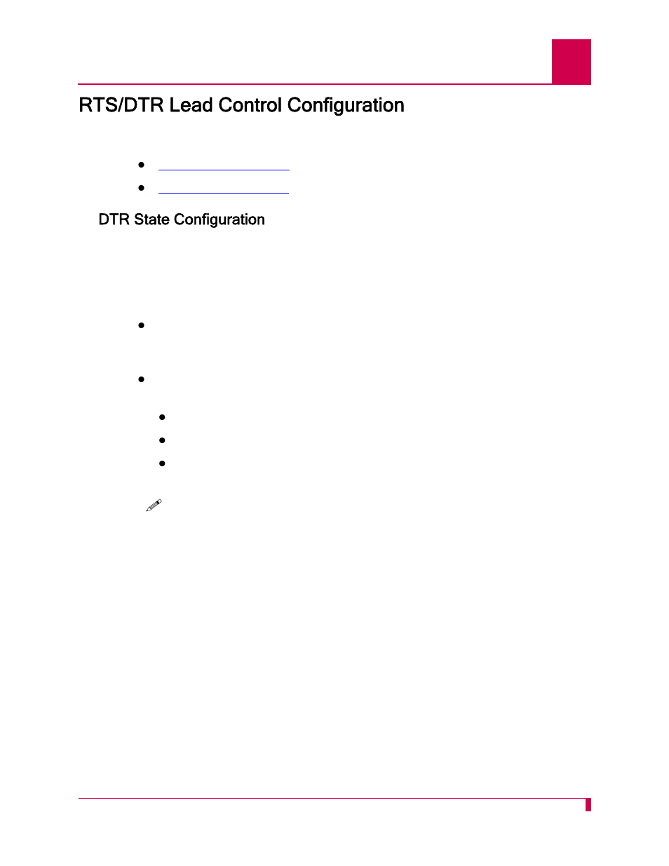 Rts/dtr lead control configuration, Dtr state configuration, Rts/dtr lead control configuration -45 | Dtr state configuration -45 | Kentrox AI232 User Manual | Page 125 / 322