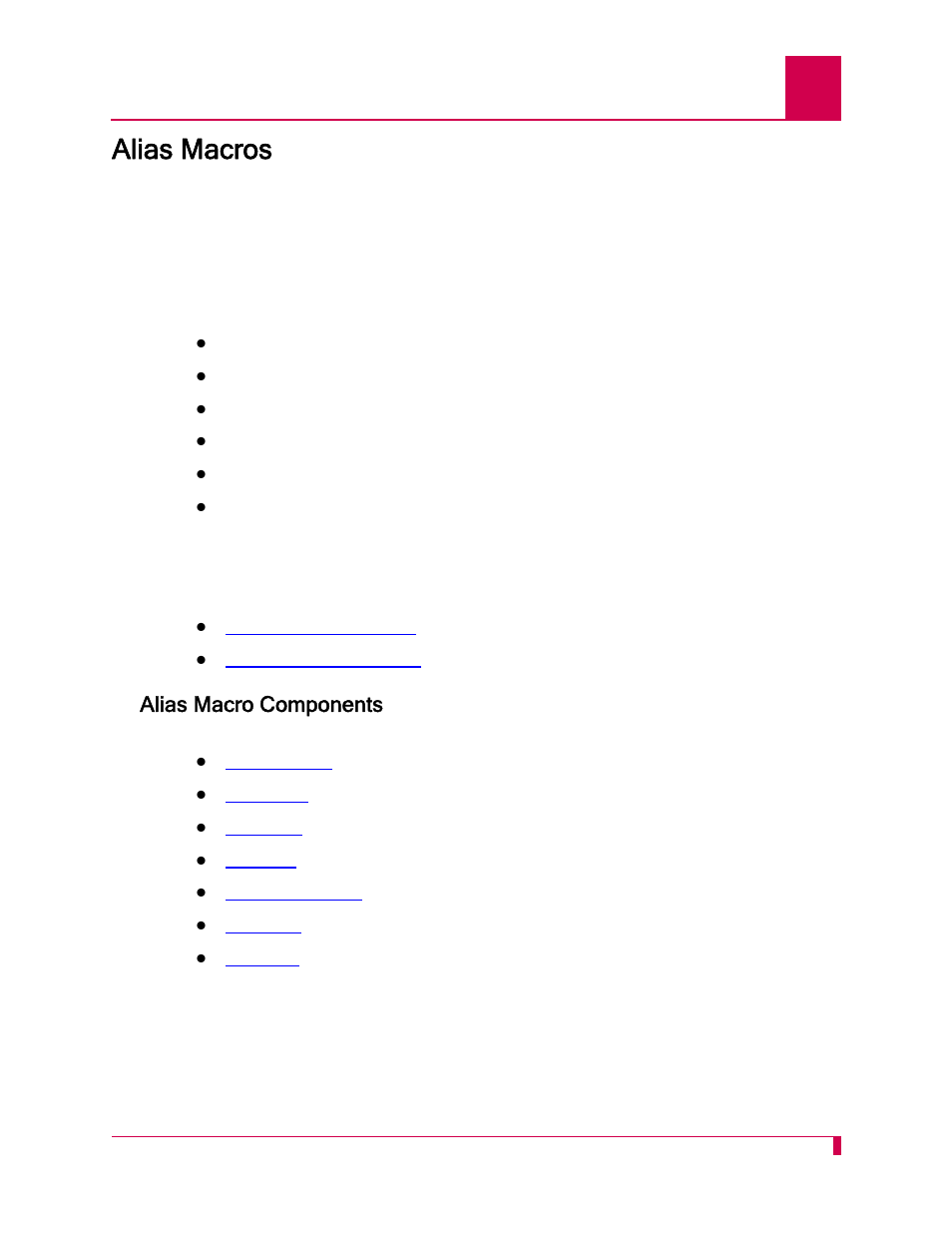 Alias macros, Alias macro components, Alias macros -19 | Alias macro components -19 | Kentrox AI232 User Manual | Page 165 / 322