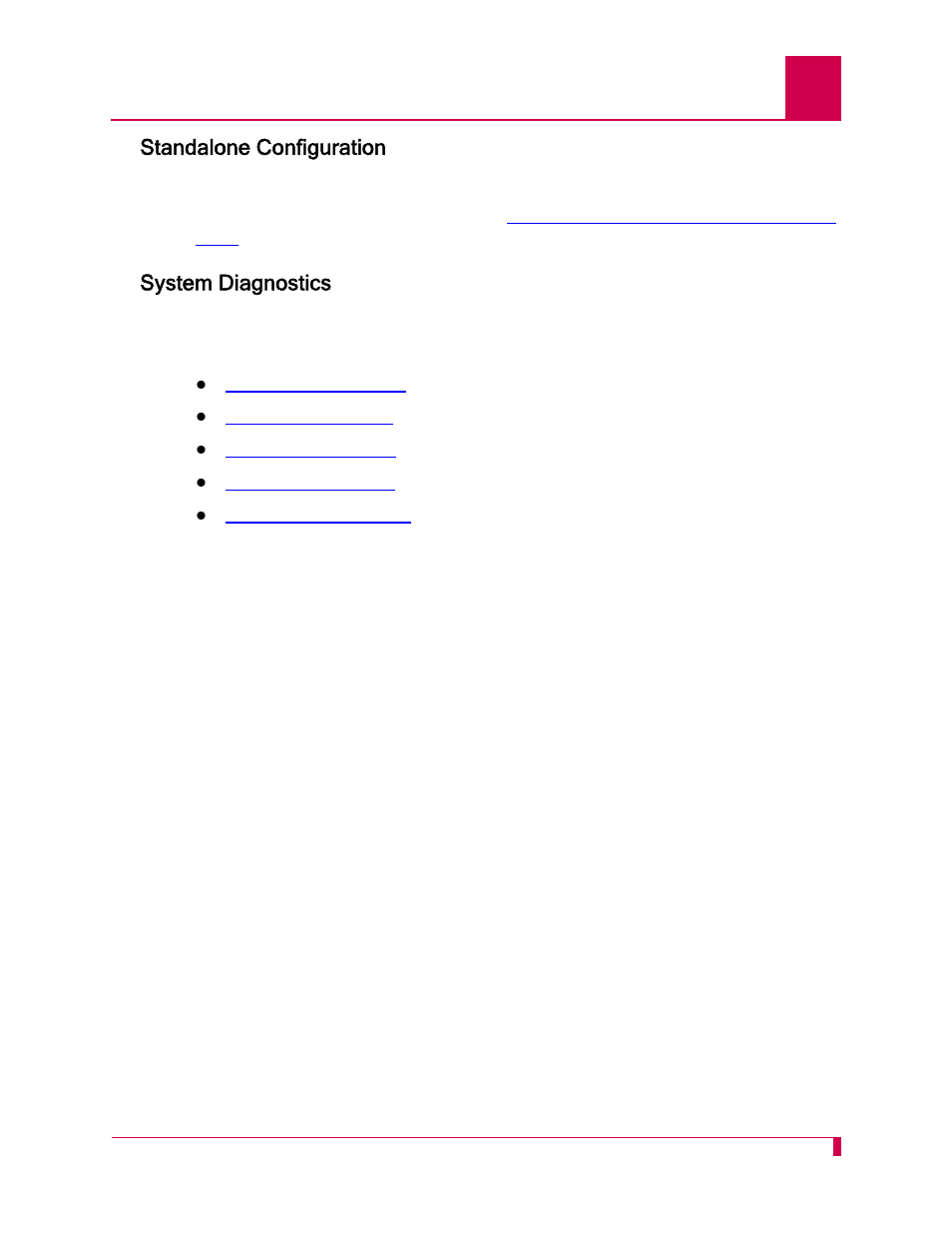 Standalone configuration, System diagnostics, Standalone configuration -3 system diagnostics -3 | Kentrox AI232 User Manual | Page 17 / 322