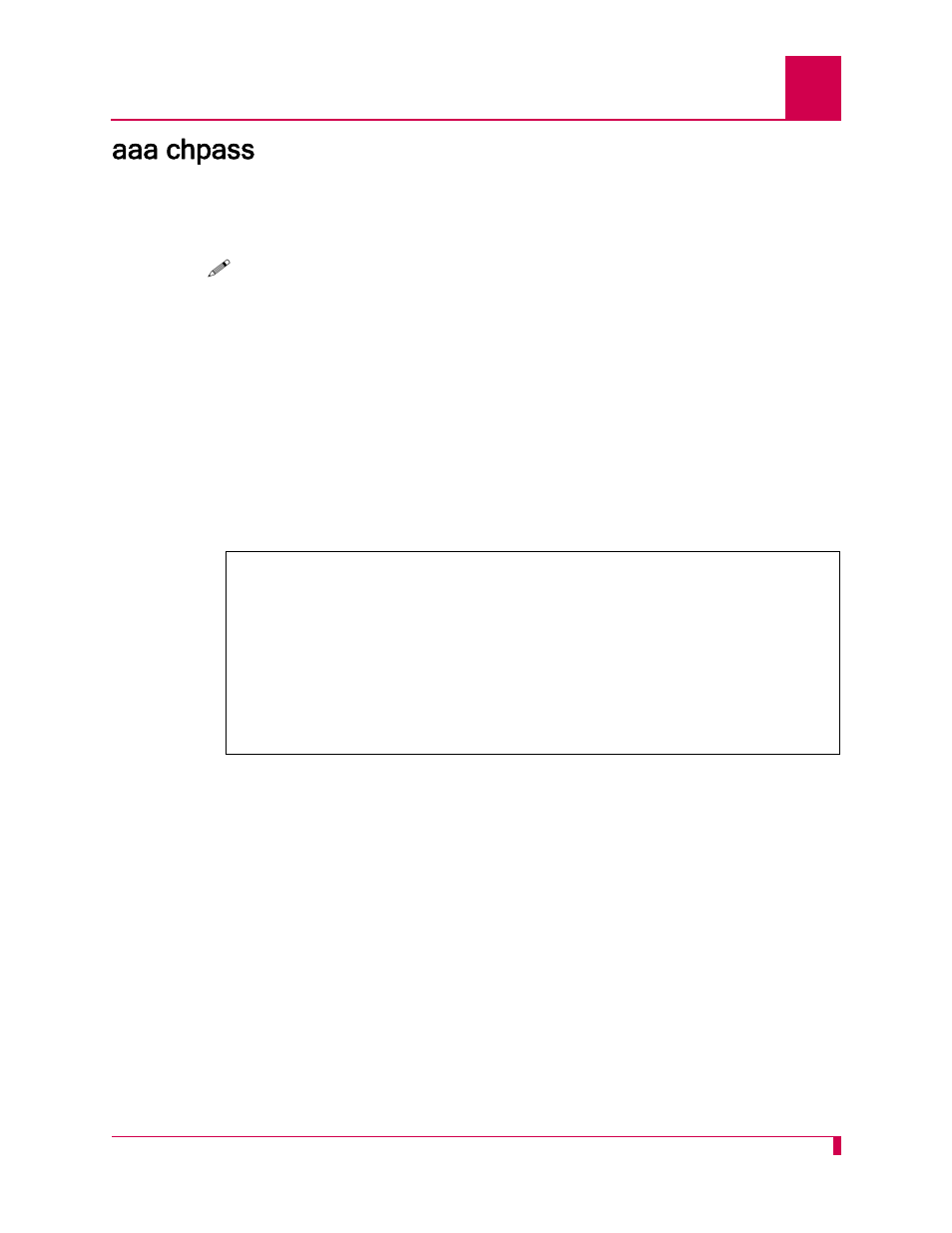 Aaa chpass, Aaa chpass -9 | Kentrox AI232 User Manual | Page 181 / 322