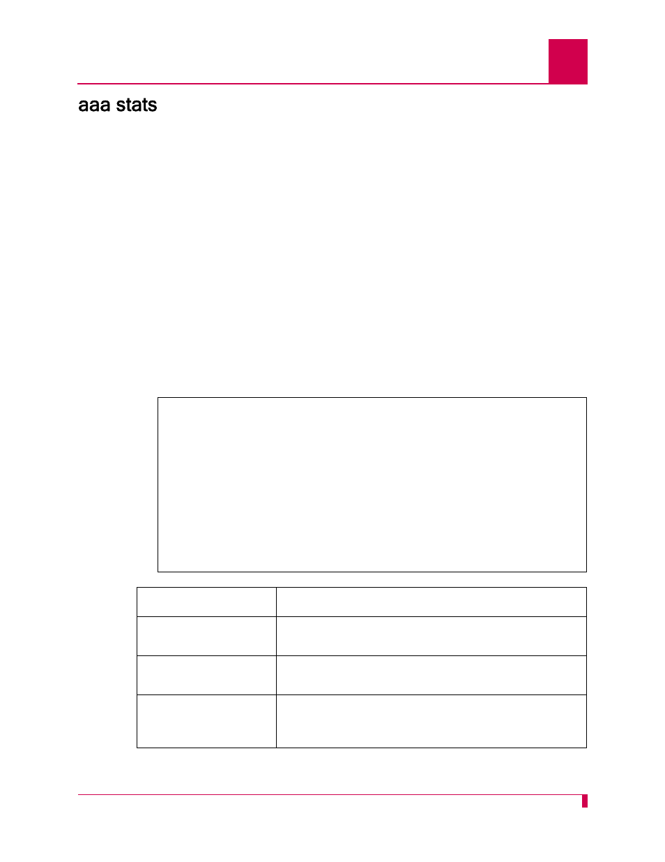 Aaa stats, Aaa stats -15 | Kentrox AI232 User Manual | Page 187 / 322