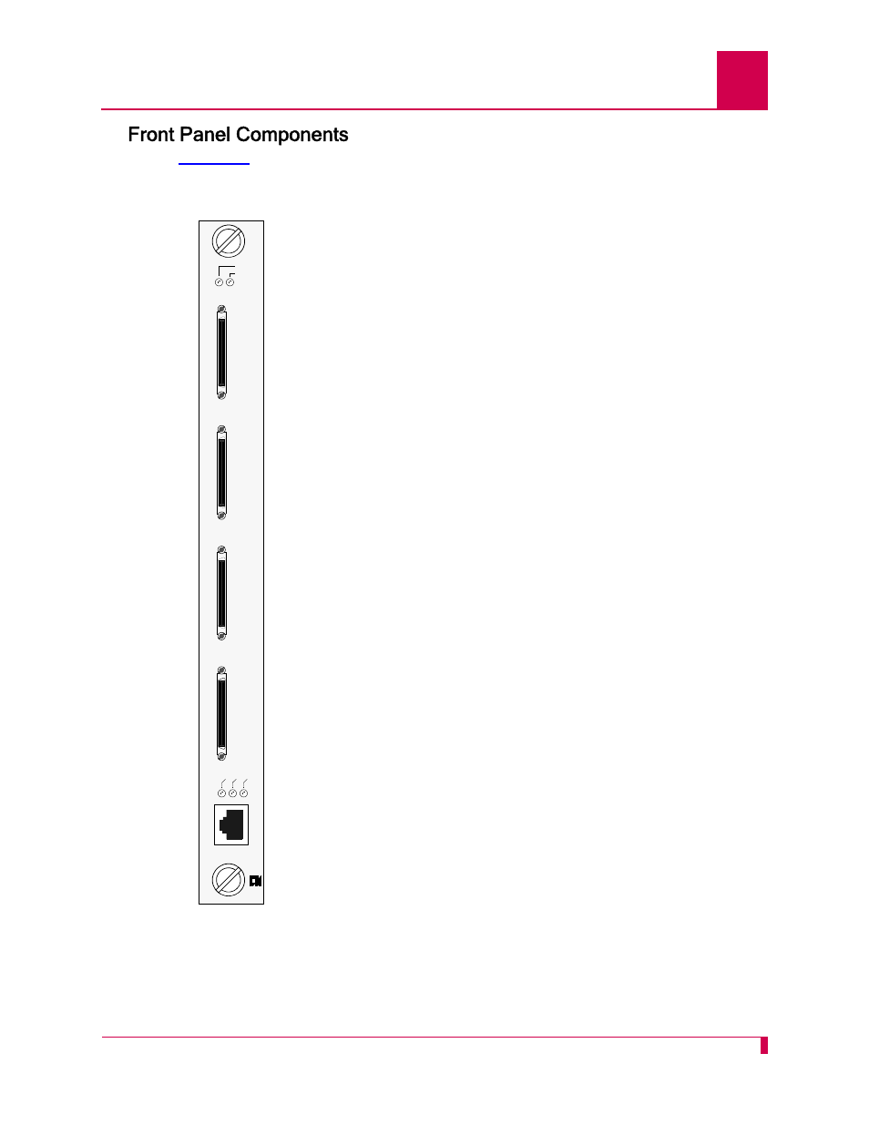 Front panel components, Front panel components -5 | Kentrox AI232 User Manual | Page 19 / 322