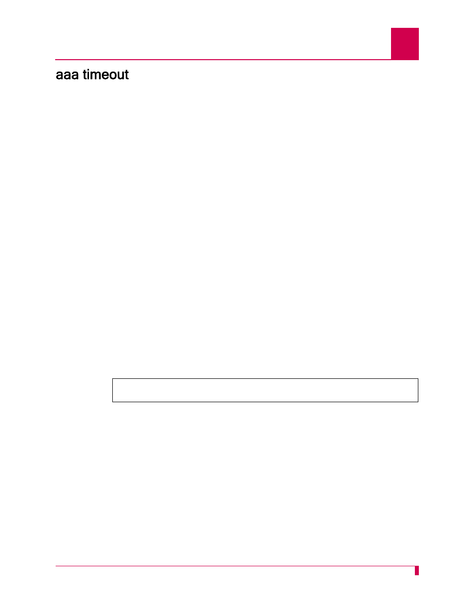 Aaa timeout, Aaa timeout -19 | Kentrox AI232 User Manual | Page 191 / 322