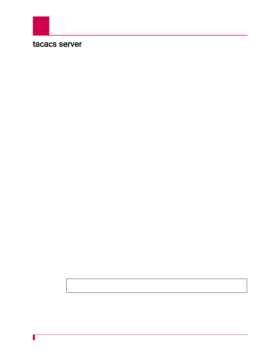 Tacacs server, Tacacs server -96 | Kentrox AI232 User Manual | Page 268 / 322