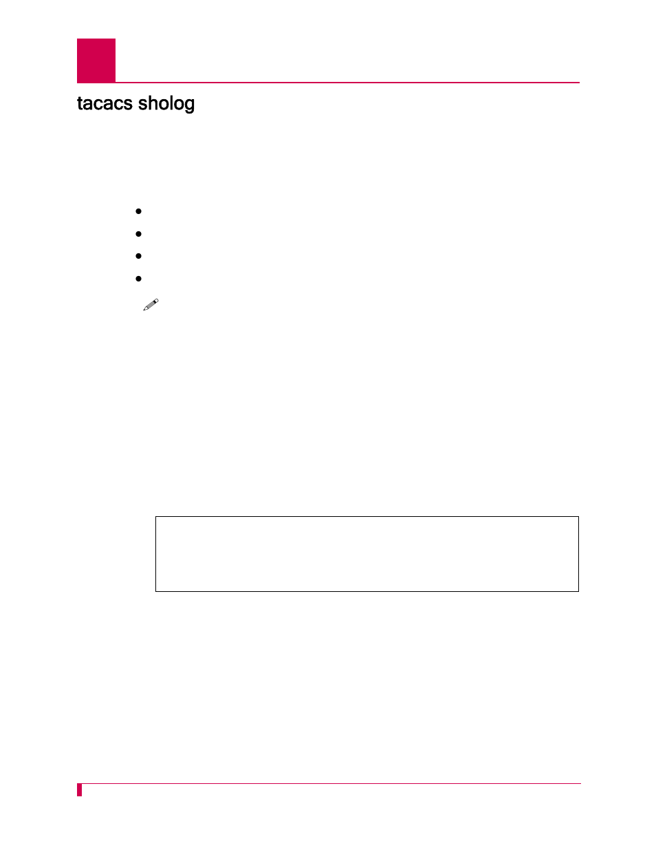 Tacacs sholog, Tacacs sholog -104 | Kentrox AI232 User Manual | Page 276 / 322