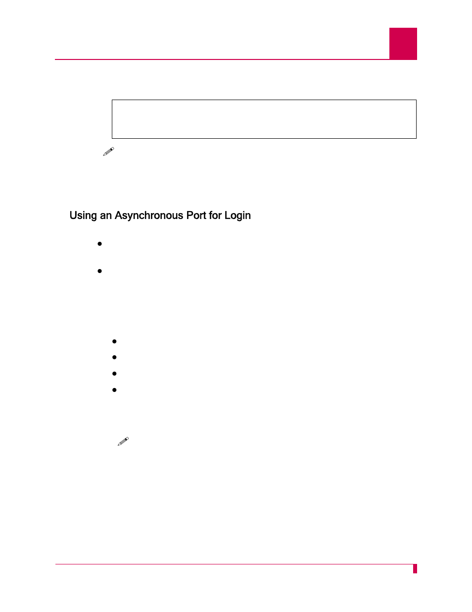 Using an asynchronous port for login, Using an asynchronous port for login -5 | Kentrox AI232 User Manual | Page 39 / 322