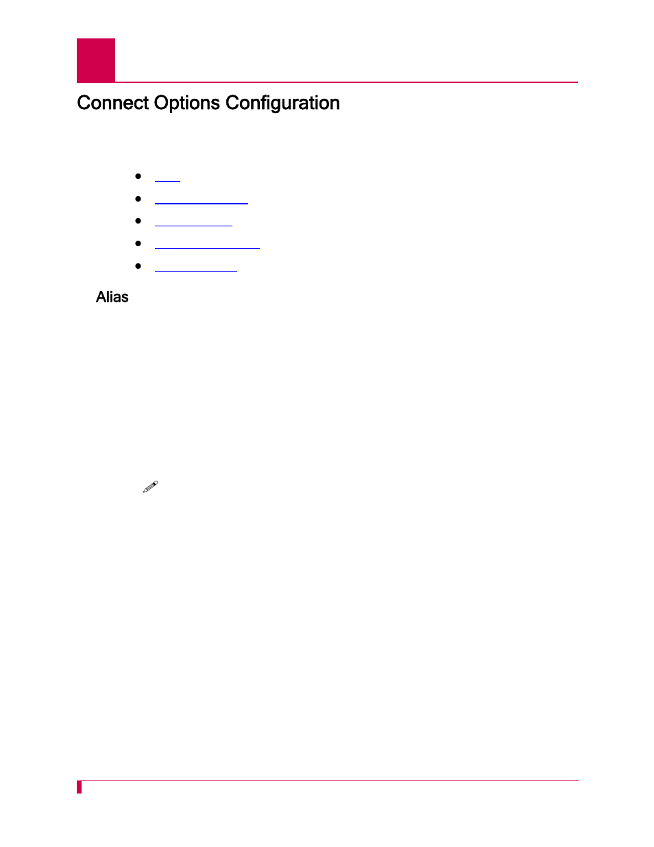 Connect options configuration, Alias, Connect options configuration -4 | Alias -4 | Kentrox AI232 User Manual | Page 84 / 322