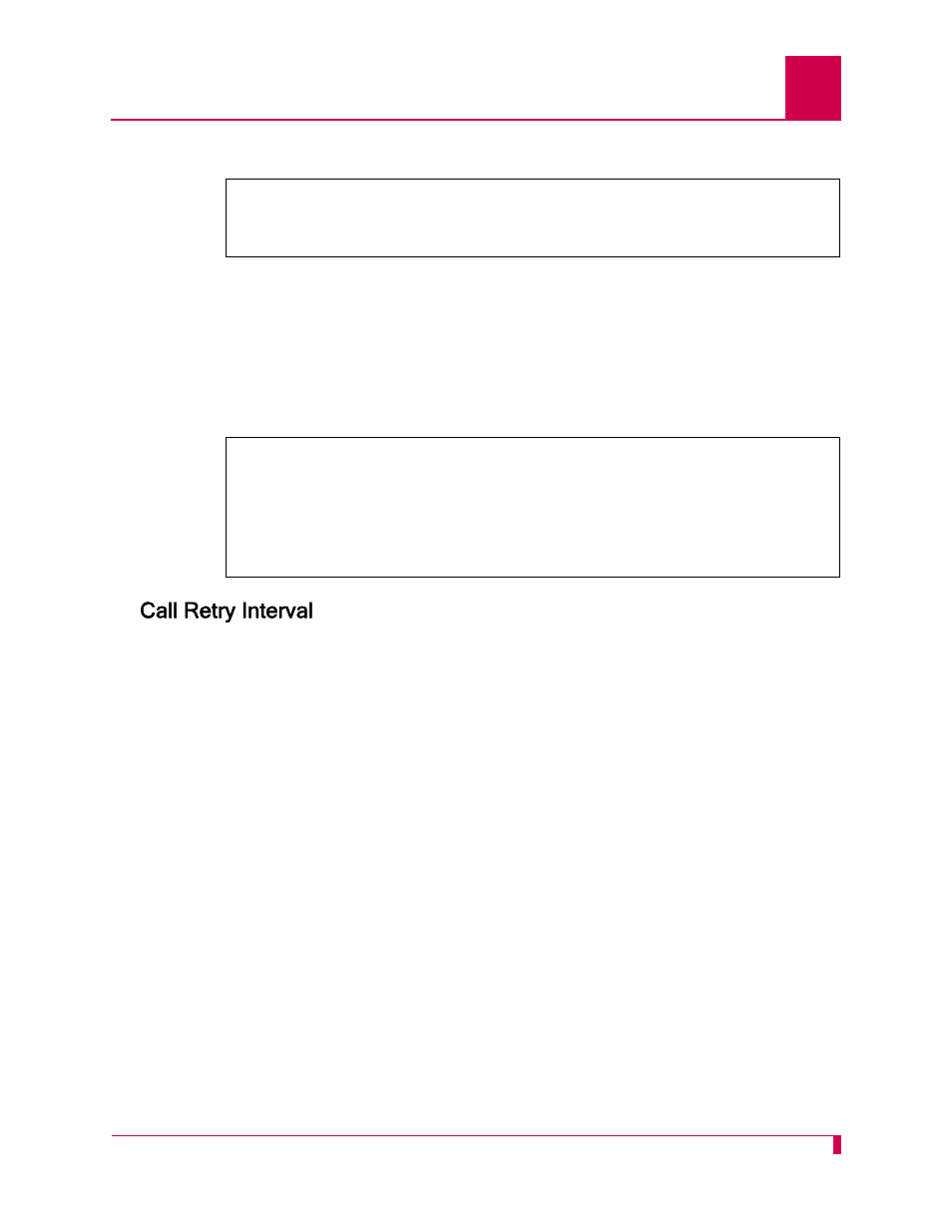 Call retry interval, Call retry interval -5 | Kentrox AI232 User Manual | Page 85 / 322